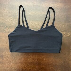 all in motion Black Double-Strap Bralette